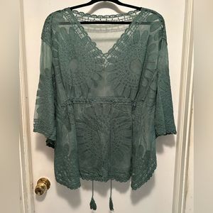 Women’s Lace Tie Waist Cover-Up - NWOT
